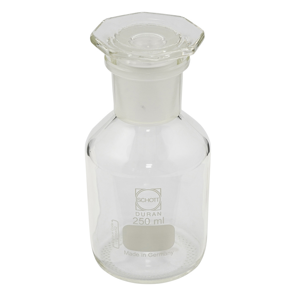 試薬瓶（広口・栓付き）（デュラン（R）） 白 250mL 211853605