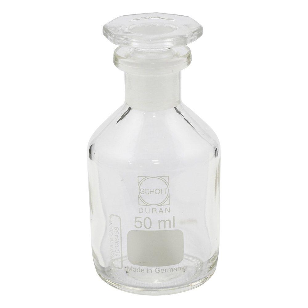 試薬瓶（栓付き）（デュラン（R）） 白 50mL 211651702