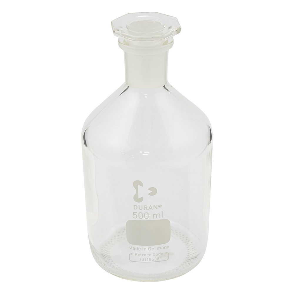 試薬瓶（栓付き）（デュラン（R）） 白 500mL 211654408