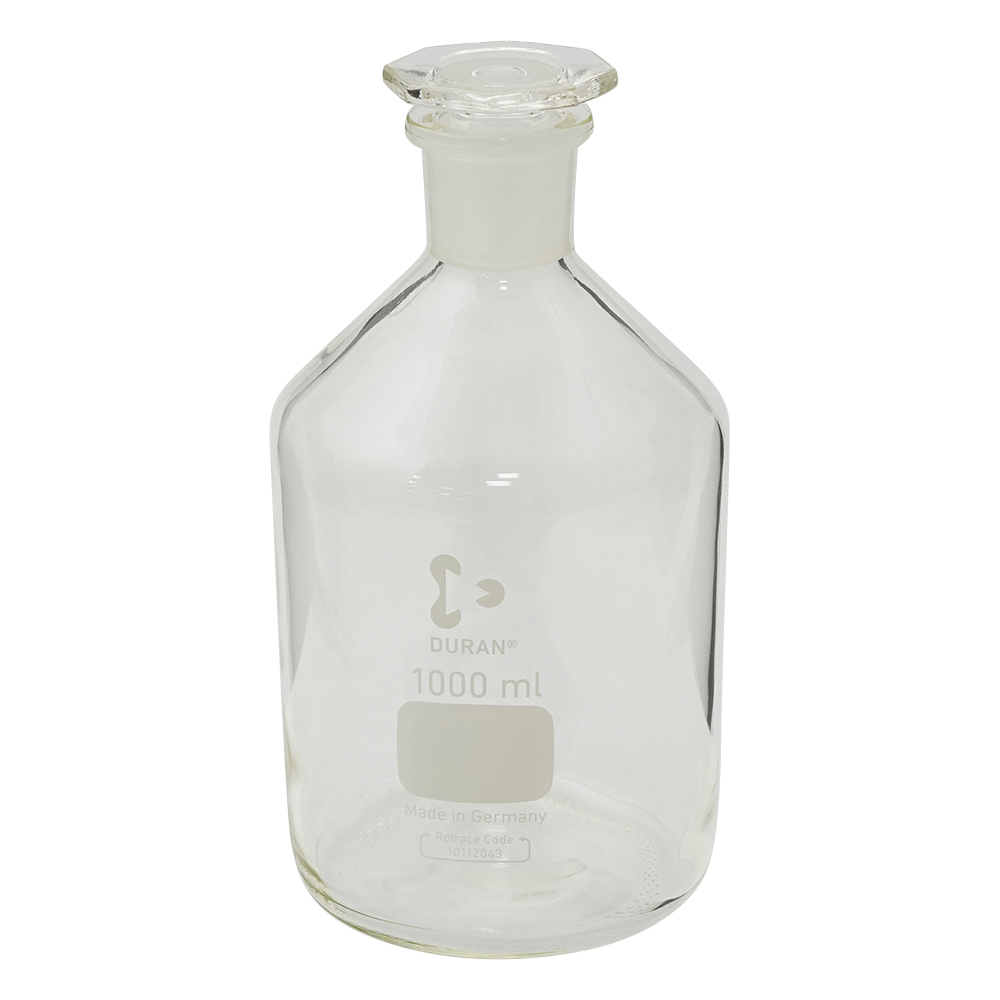 試薬瓶（栓付き）（デュラン（R）） 白 1000mL 211655404