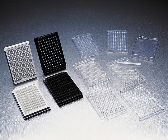 セルカルチャープレート マルチウェルプレート・平底フタ付き 96ウェル 1袋5枚入 353075