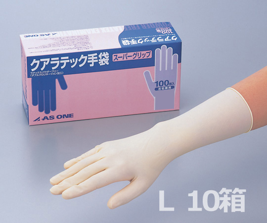 クアラテック手袋スーパーグリップ（パウダーフリー） L 100枚×10箱