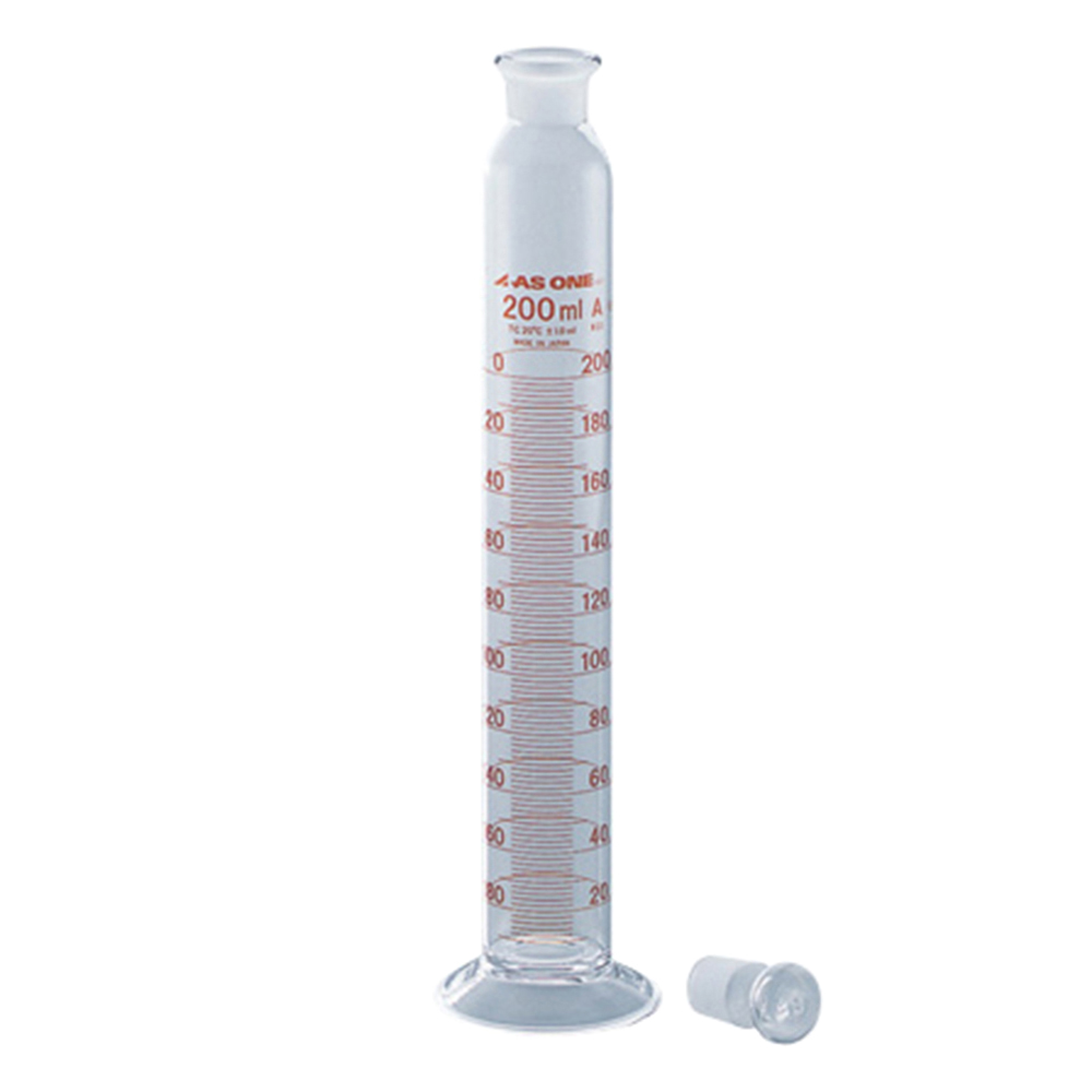 有栓メスシリンダー 200mL