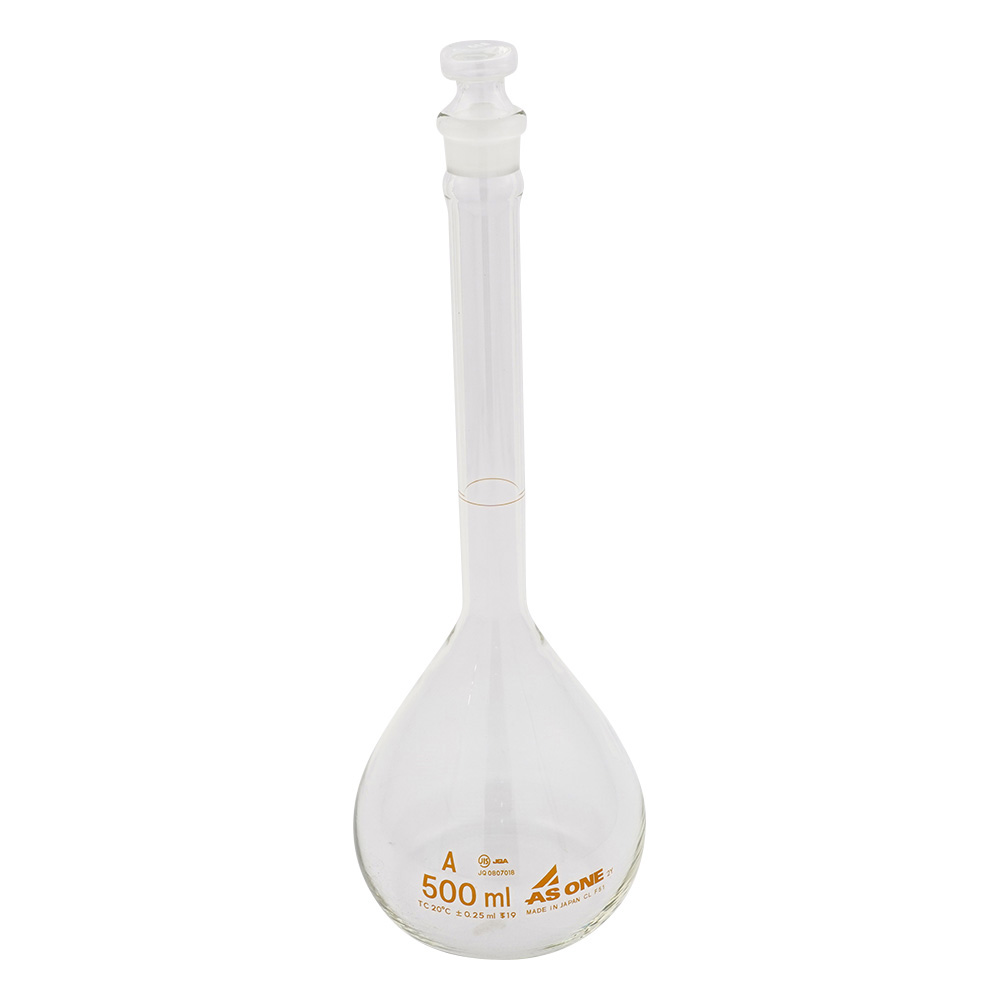 メスフラスコ 白 500mL