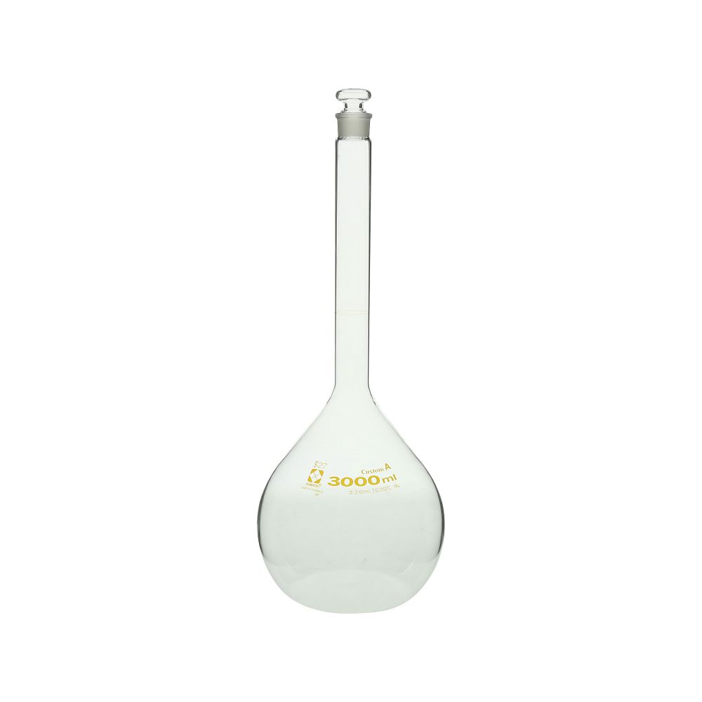 メスフラスコ（全量フラスコ・カスタムA） 3000mL 026050-30001