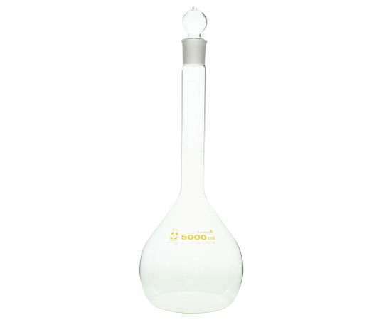 メスフラスコ　透明　5000mL　カスタムA　JCSS校正付