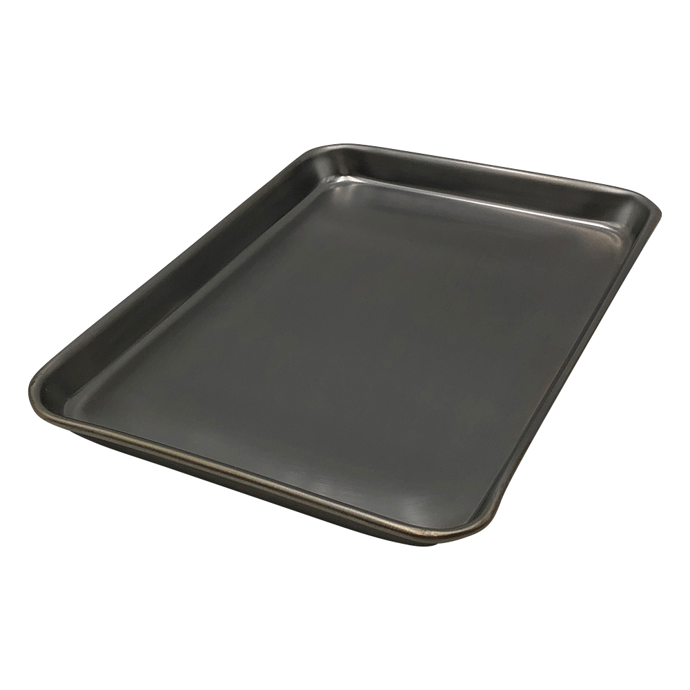 頑固な汚れも水で落とせる浅型バット 222×157×16mm 9インチ