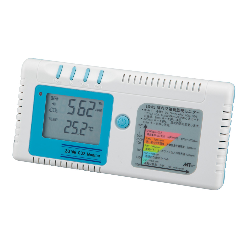 室内CO2モニター ZG106