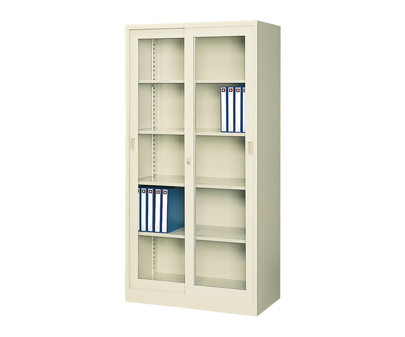 スチール保管庫 G-36G5 ガラス戸