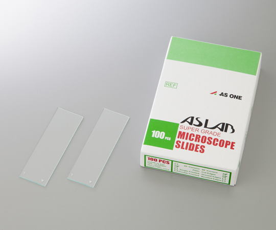 アズラボ スライドガラス（ソーダ） 100枚入 10117102 切放・フロストなし