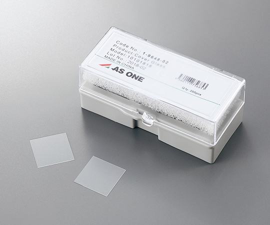 カバーガラス 硼珪酸ガラス 18×18mm 200枚入 10101818