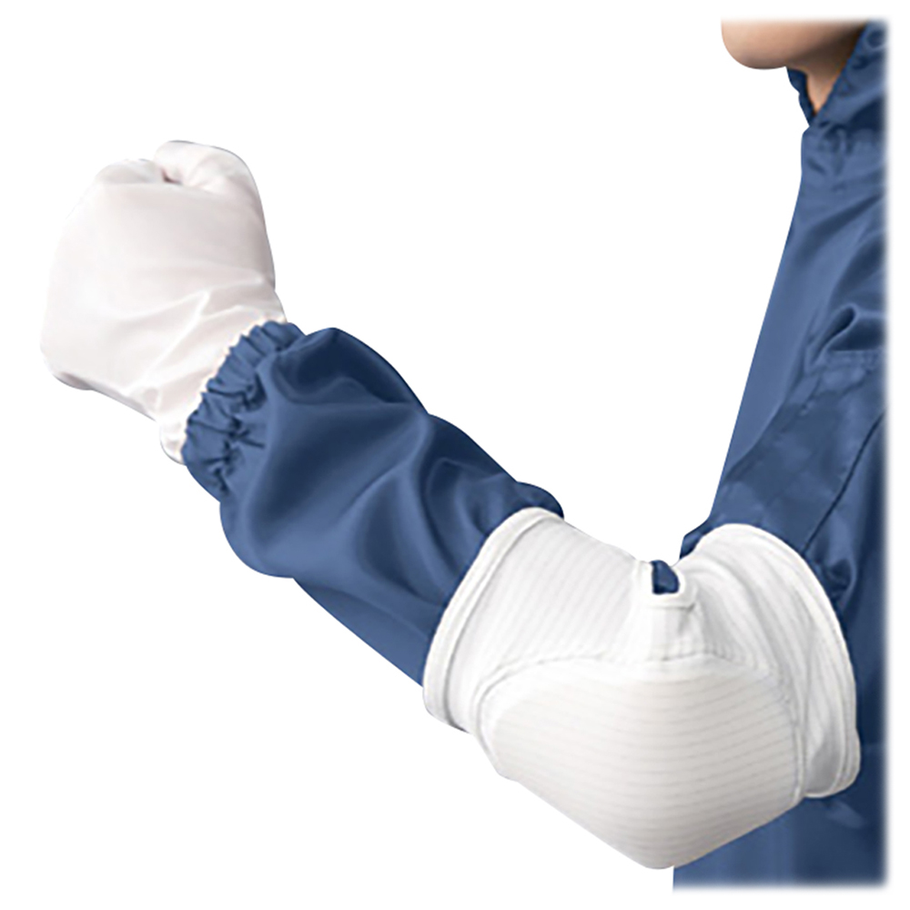 クリーンルーム用サポーター肘あて 白 L FC921C-01 L