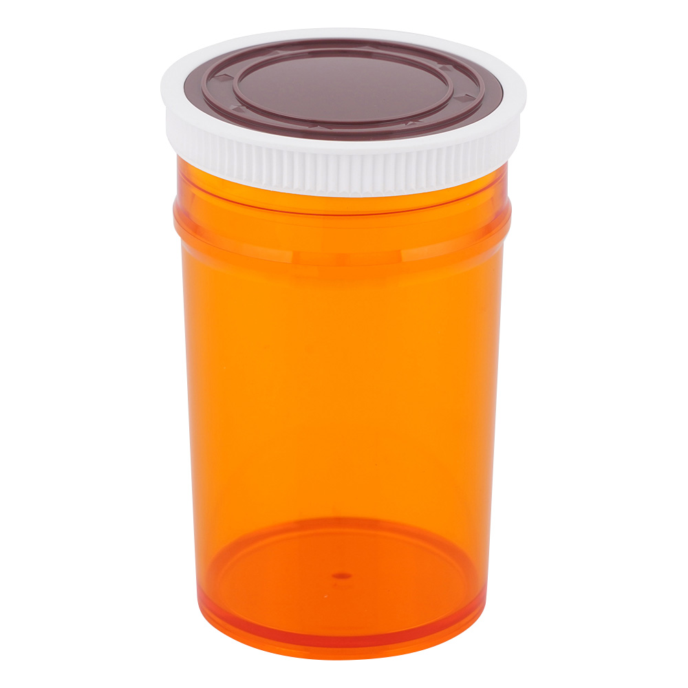 スチロール棒瓶（標本瓶） 300mL S-300茶