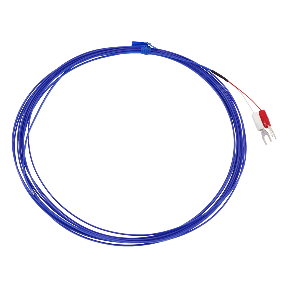 被覆熱電対（デュープレックス） フッ素樹脂・FEP被覆 Y端子 5m DJ-K-BL-5m