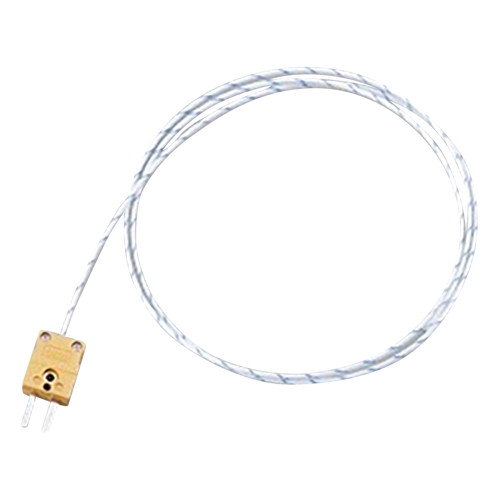 被覆熱電対（デュープレックス） セラミック被覆 コネクタ 5m DS-K-5m