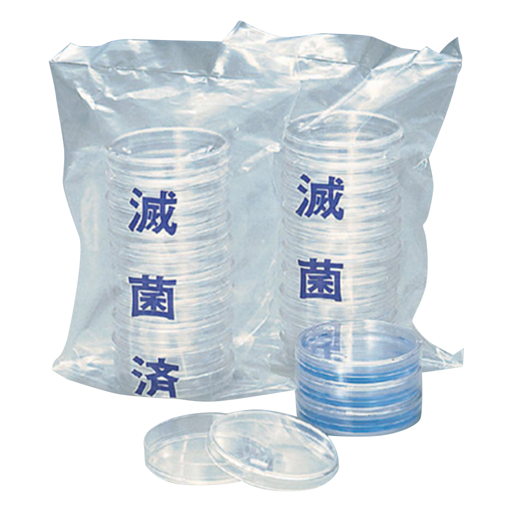 スチロールシャーレー φ52×10mm 10枚×1袋 NH-52型