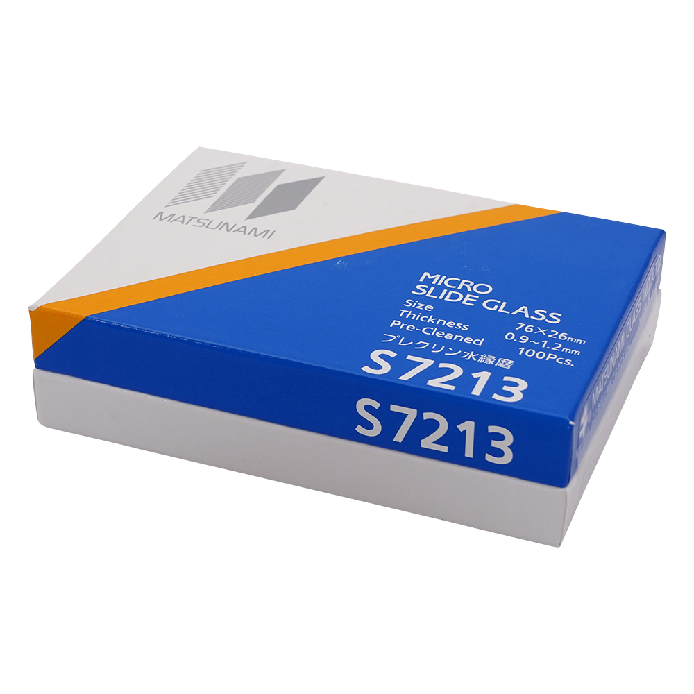 水スライドグラス プレクリン縁磨 100枚入 S7213