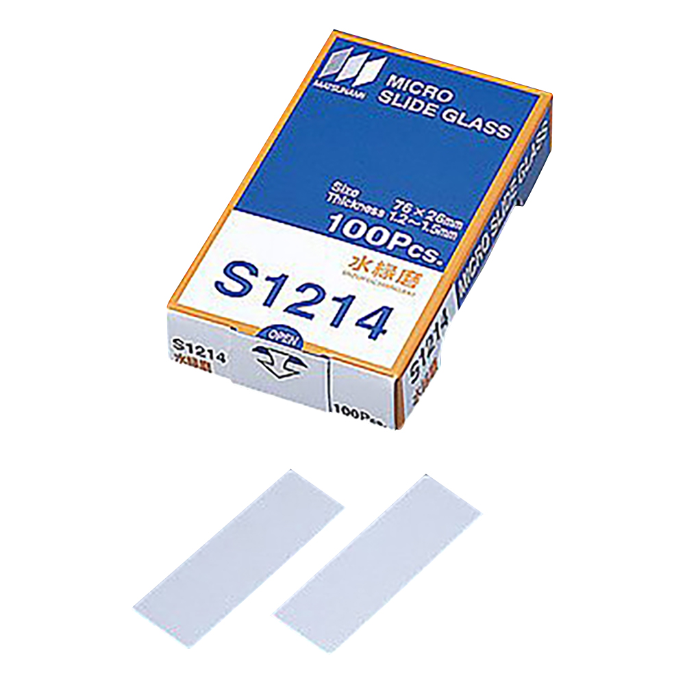 水スライドグラス 縁磨 100枚入 S1214