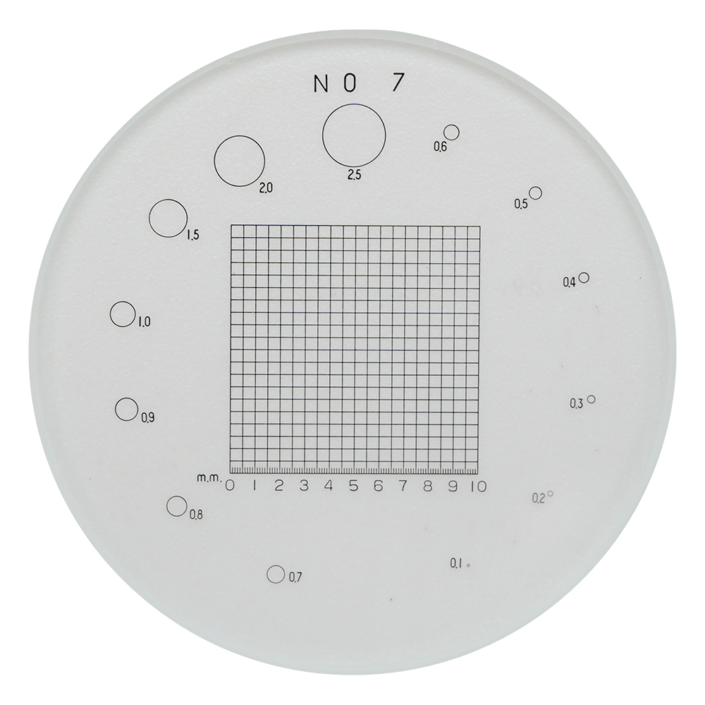 スケール・ルーペ目盛板 φ26mm PS-7