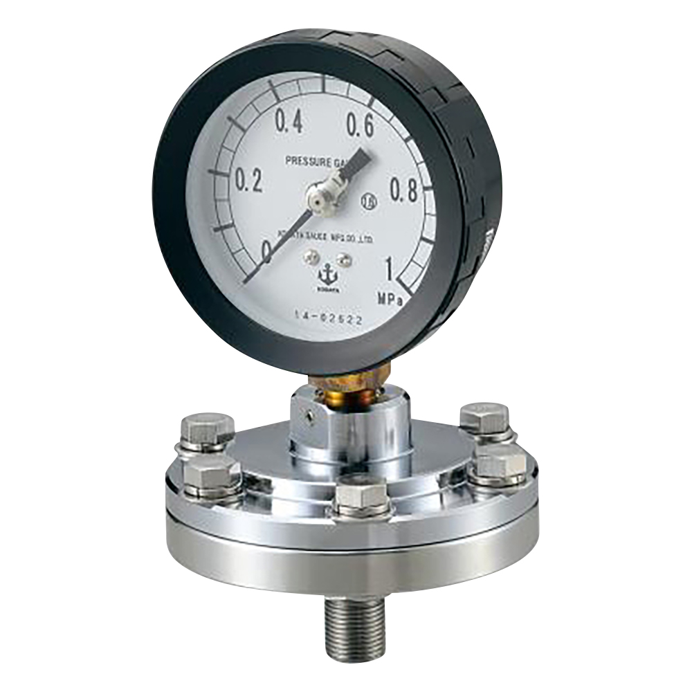 ダイヤフラム式圧力計（ネジタイプ） 75×0.4SUS MZS-1A