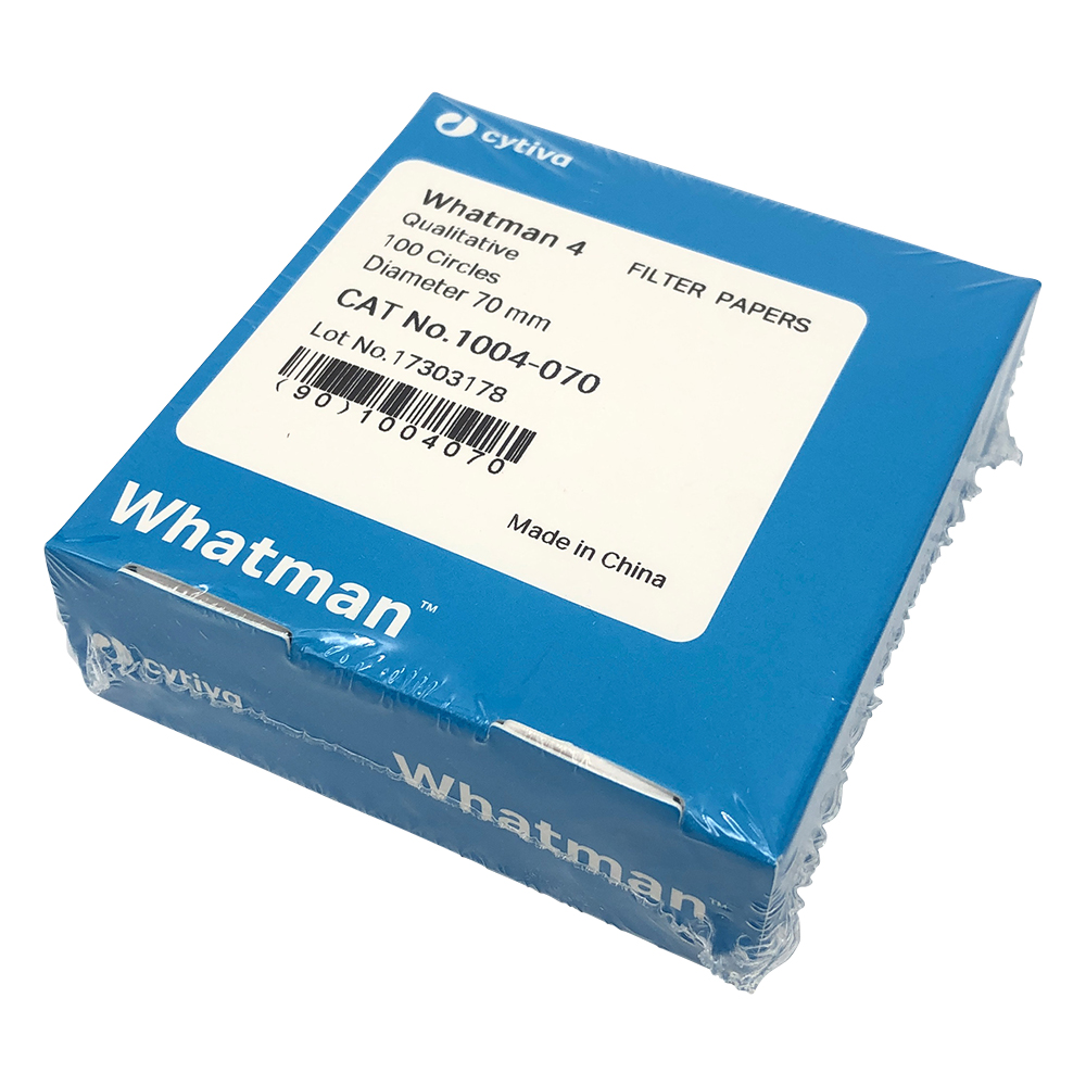 定性濾紙 円形No.4 7.0cm 100枚入 1004-070