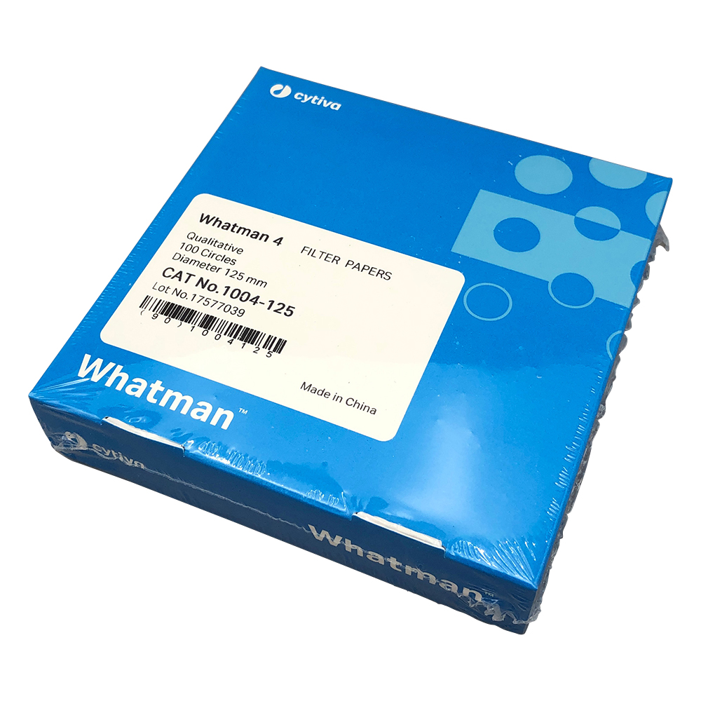 定性濾紙 円形No.4 12.5cm 100枚入 1004-125