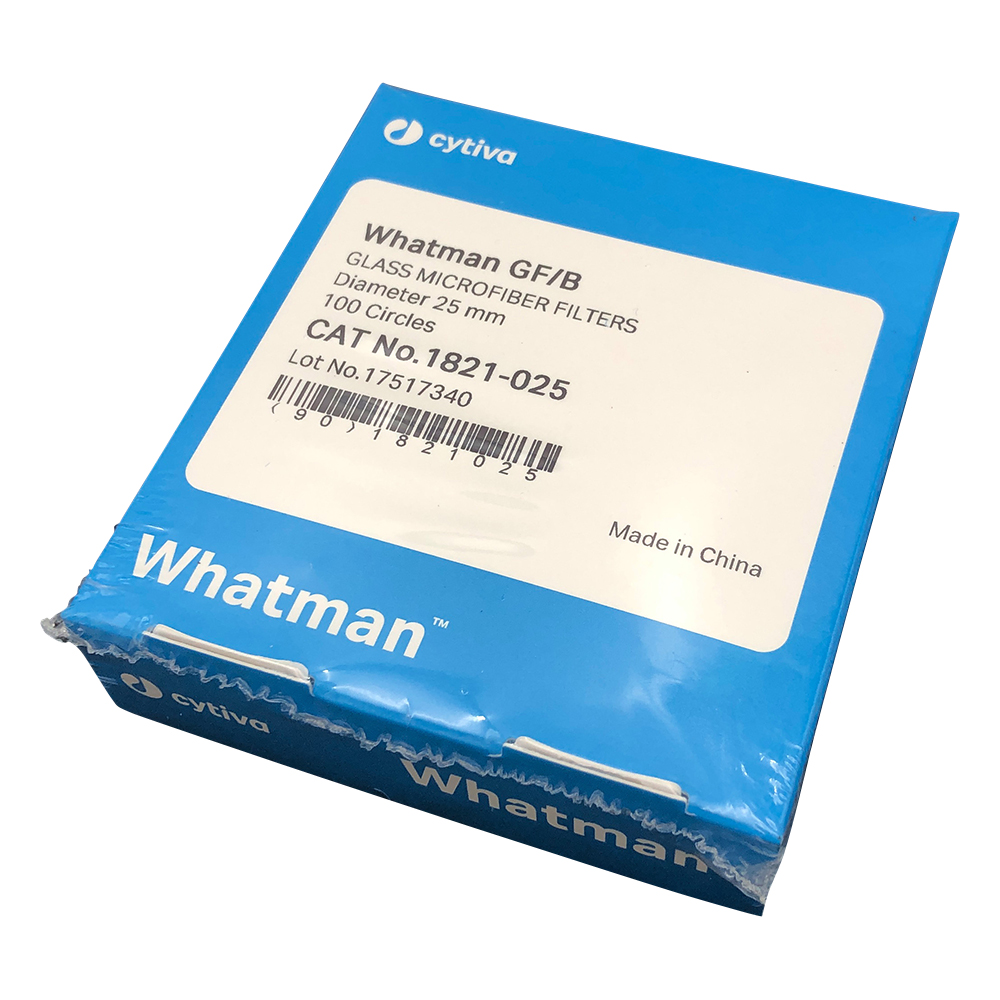 ガラス繊維円形濾紙GF/B 2.5cm 100枚入 1821-025