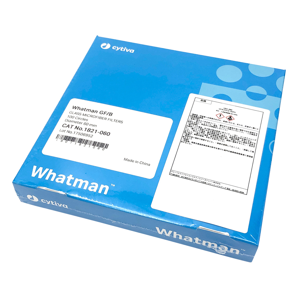 ガラス繊維円形濾紙GF/B 6.0cm 100枚入 1821-060