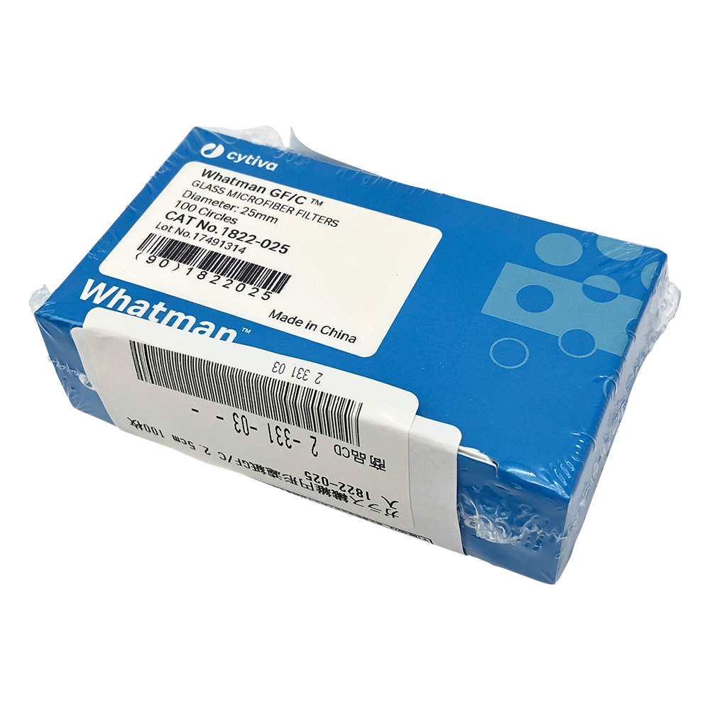 ガラス繊維円形濾紙GF/C 2.5cm 100枚入 1822-025