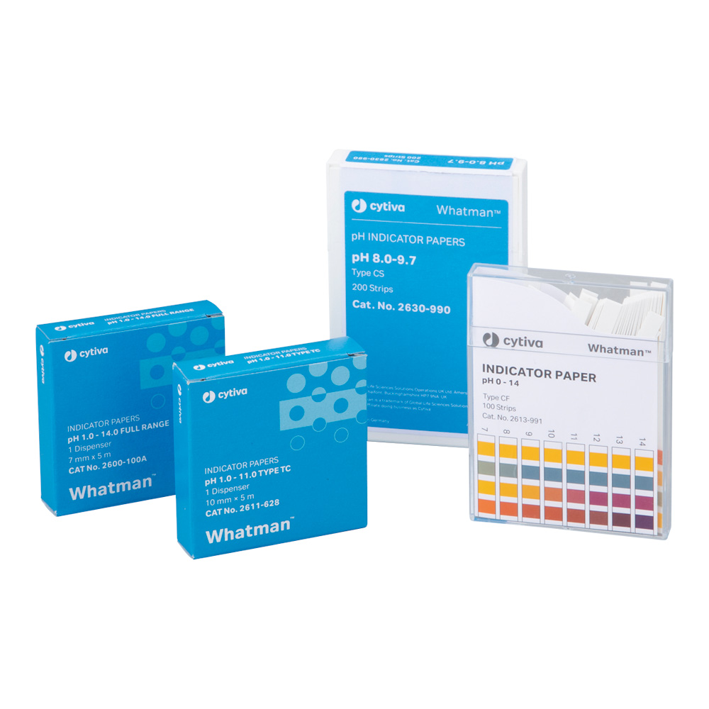 pH試験紙 ストリップ入 CS9.5-12.0 1箱（200枚入） 2631-990