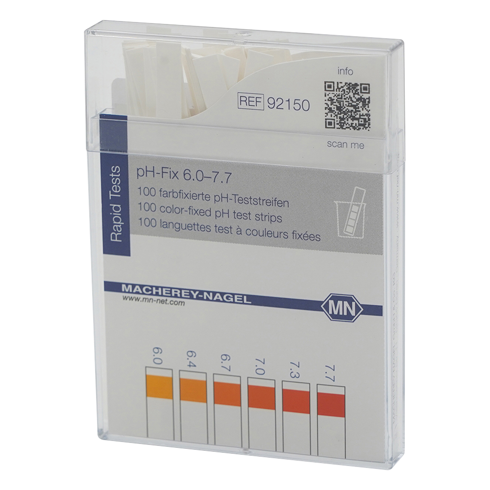 スティックpH試験紙（pH-Fix） pH6.0-7.7 1箱（100枚入） MN92150