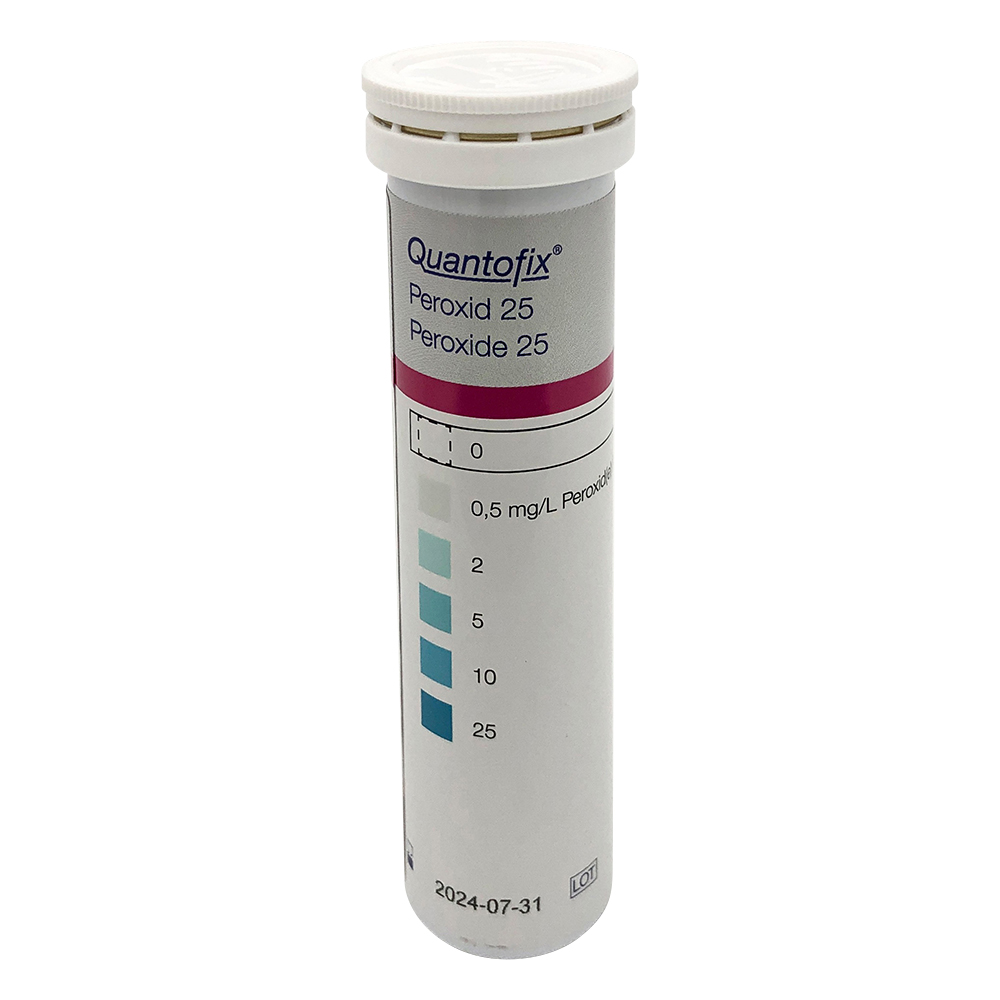 半定量イオン試験紙 QUANTOFIX パーオキシド25 100枚入 MN91319