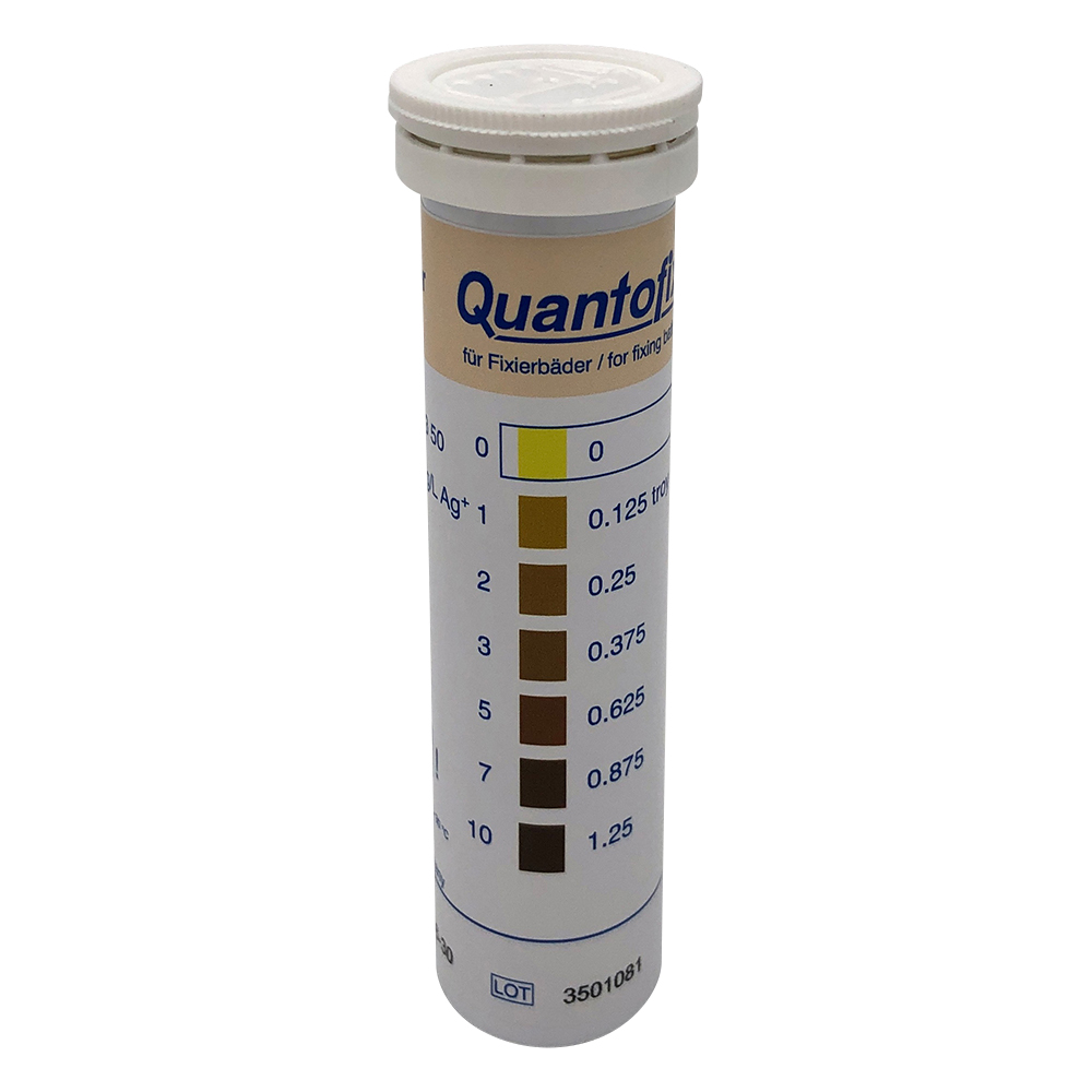 半定量イオン試験紙 QUANTOFIX 銀 100枚入 MN91350