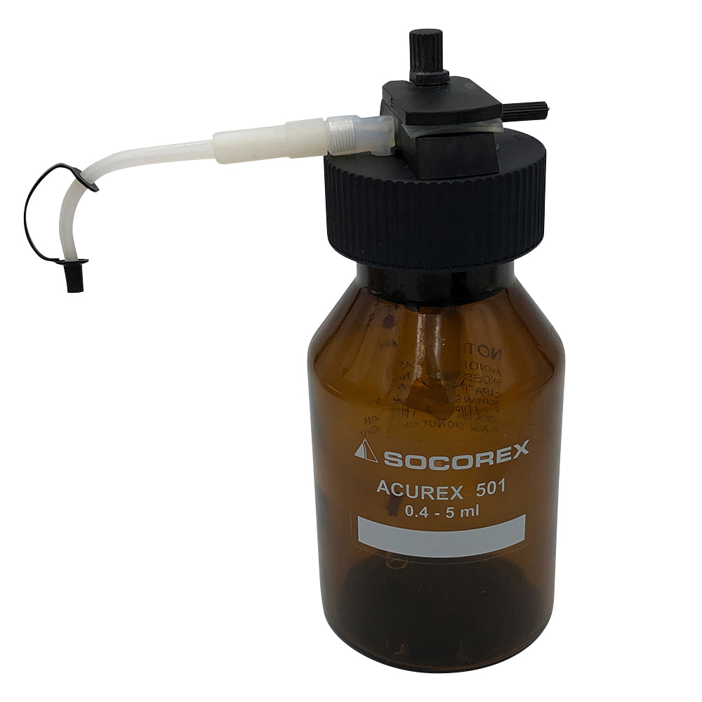 アキュレックスディスペンサー SOCOREX 分注量0.4～5mL 501.0505