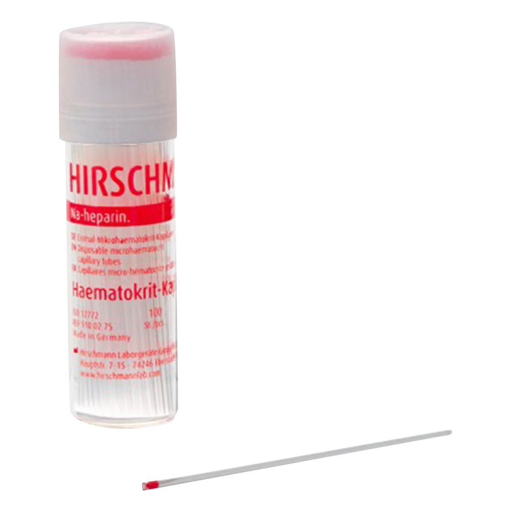 EMマイスター ヘマトクリット毛細管 ヘパリン処理 1000本入 9100275