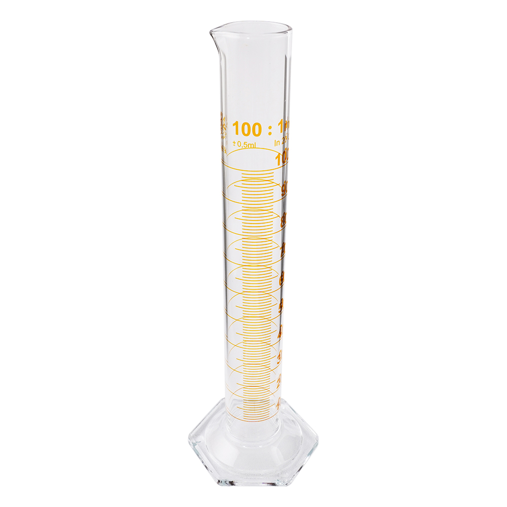 メスシリンダー（クラスA） 100mL 1634AH/100