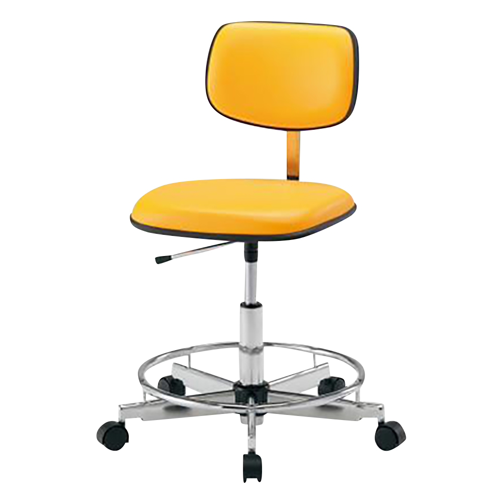 カラフルスタンダードチェア オレンジ リング付き LSN-OR