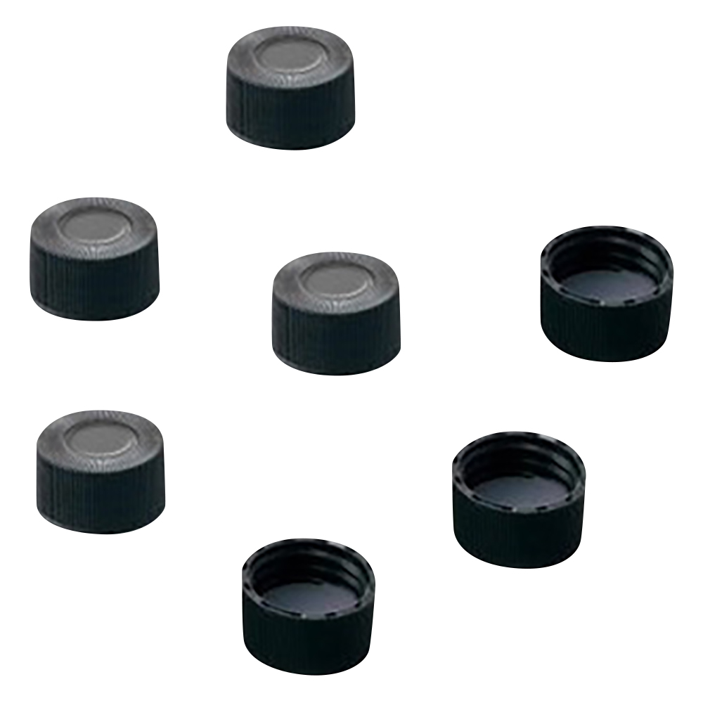 バイアル瓶用黒キャップ 100個入り 221224-SC