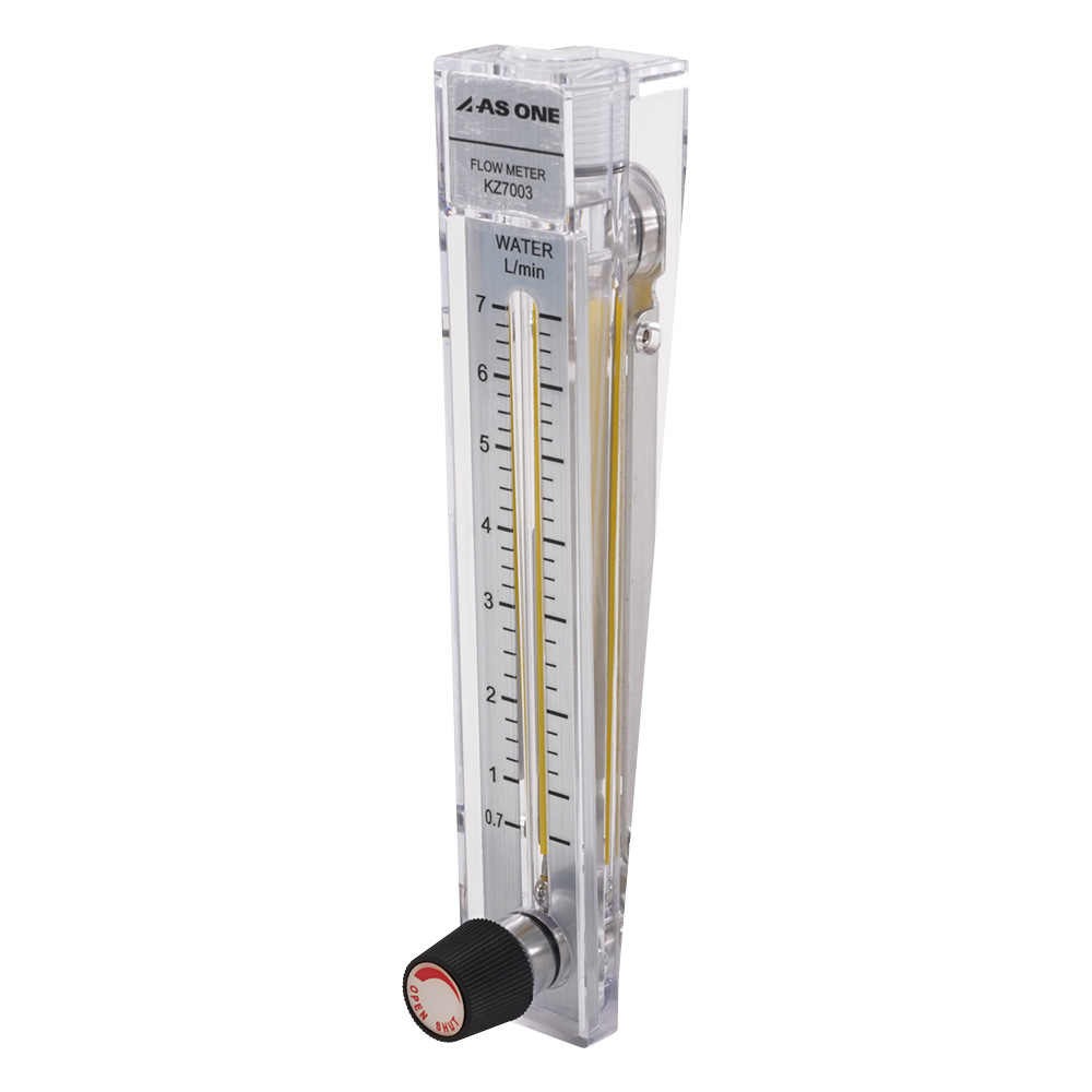 液体流量計（PC製・バルブ付き） KZ-7003-07L