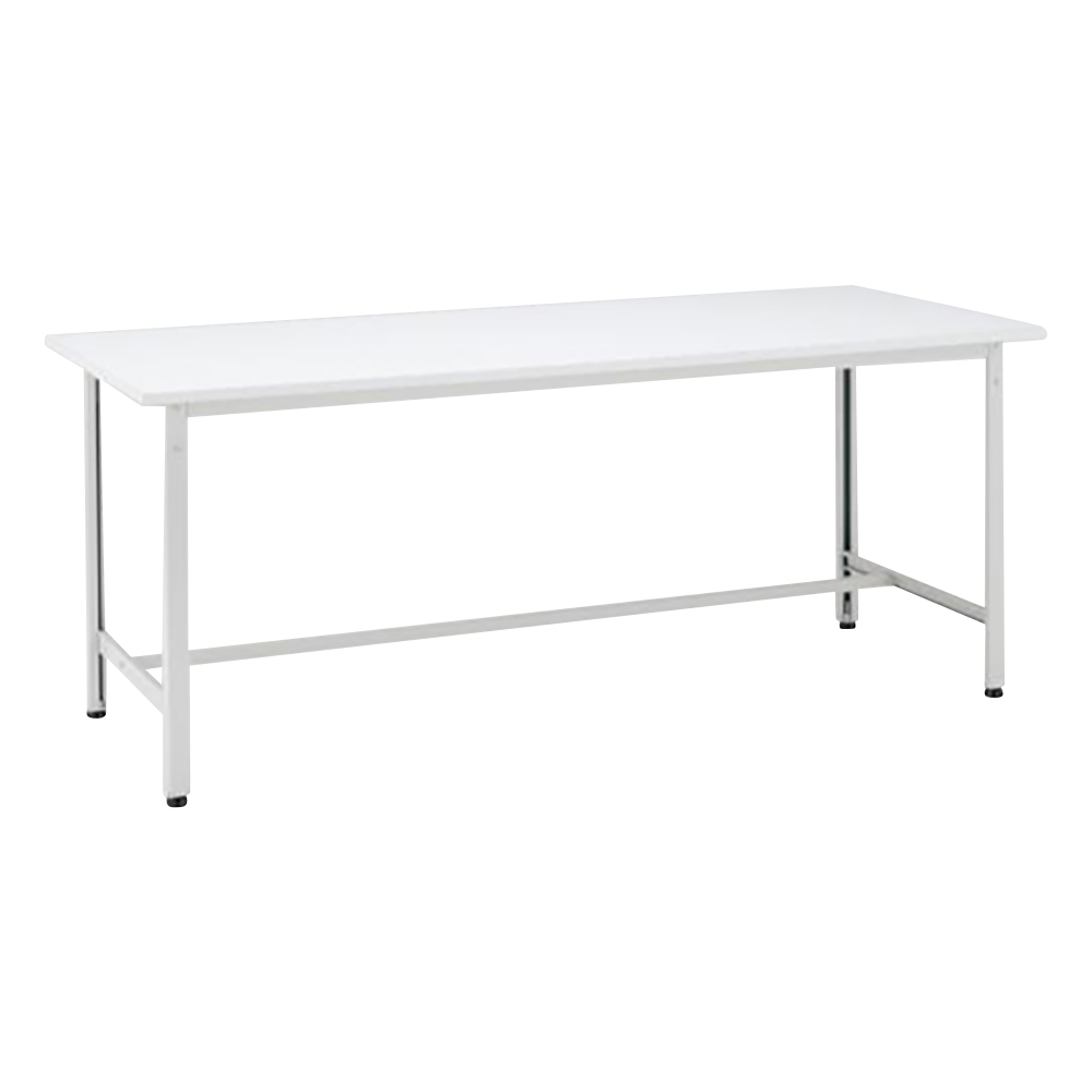 ポリ化粧板作業台 ホワイト 900×450×740mm AE-0945W