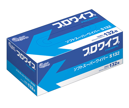 エリエール プロワイプ ソフトスーパーワイパーS132 1箱（132枚×36袋入） 20703130