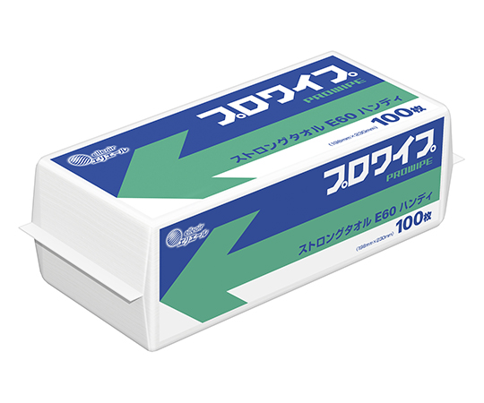 エリエール プロワイプ ストロングタオルE60 ハンディ100 1ケース（100枚×16袋入） 20623237