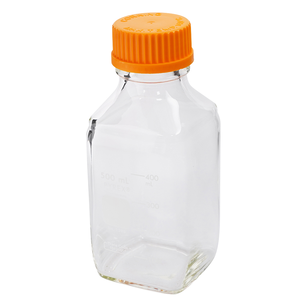メディウム瓶角型（PYREX（R）） 500mL 1396-500