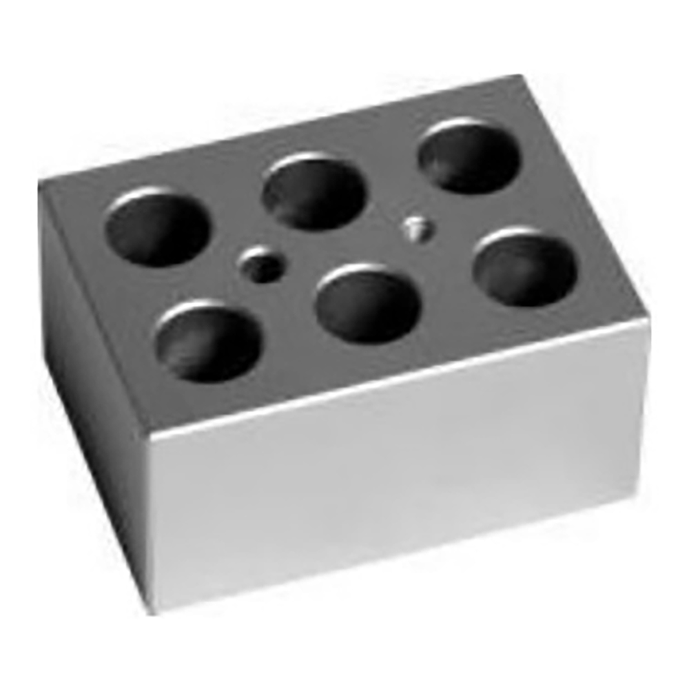 ドライバス用アルミブロック 25mm 6穴用