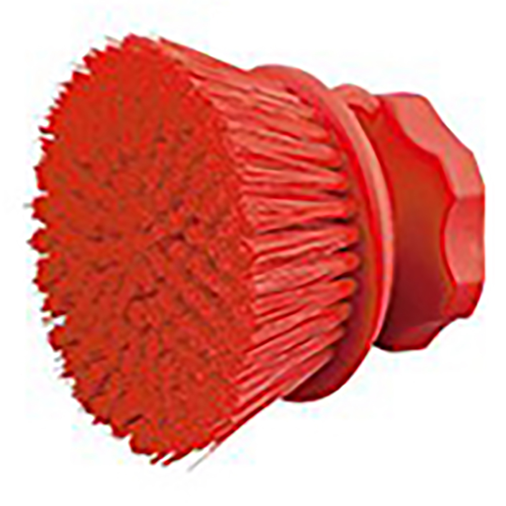 サニーフーズHACCPブラシ ハンドブラシ 丸型 赤