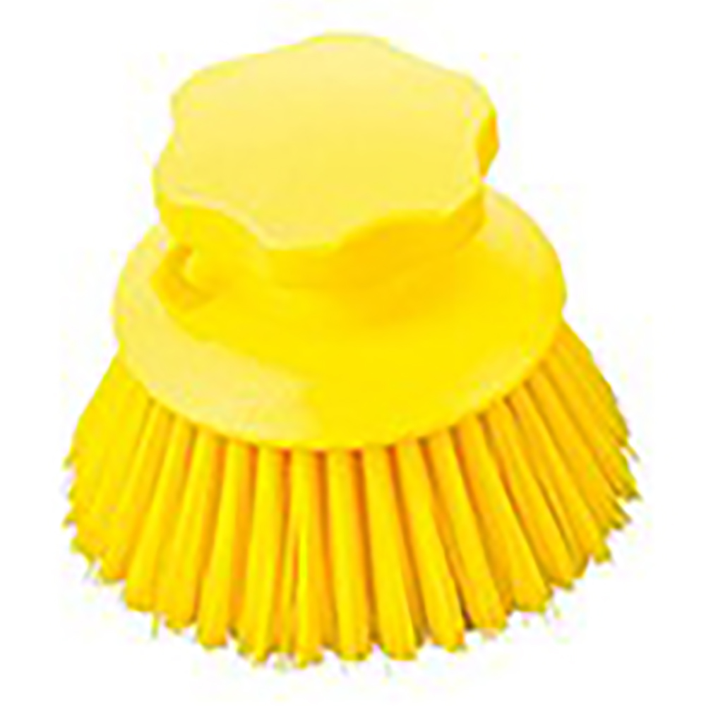 サニーフーズHACCPブラシ ハンドブラシ 丸型 黄
