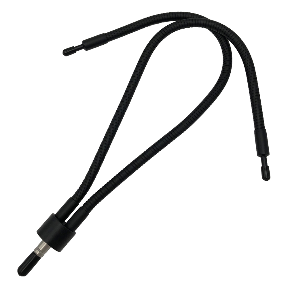 ファイバ照明LED光源 ダブルグースネックライトガイド 170202