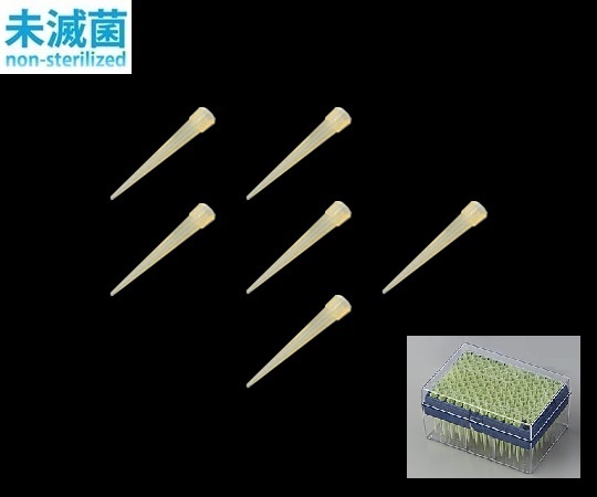 ｱｲﾋﾞｽﾋﾟﾍﾟｯﾄﾁｯﾌﾟ(ﾎﾞｯｸｽ) 1~200uL 96本×10箱 ｲｴﾛｰ(ﾋﾟﾍﾟｯﾄﾏﾝ(ｷﾞﾙｿﾝ)ﾀｲﾌﾟ) I-796C