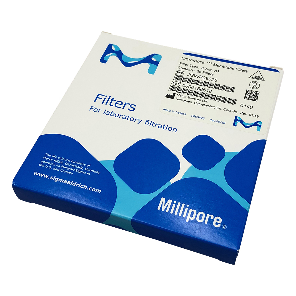 オムニポアTM メンブレン（水系、溶媒系両用） 0.2um×φ90mm 25枚入 JGWP09025