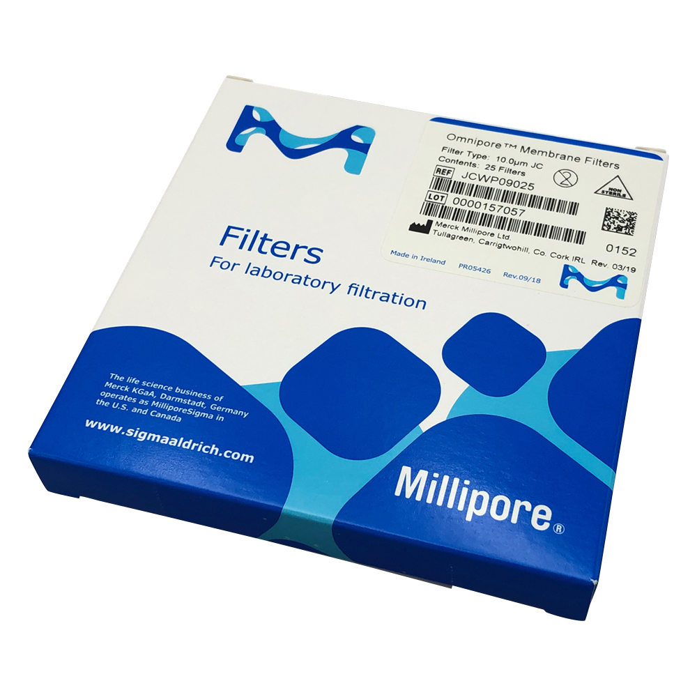 オムニポアTM メンブレン（水系、溶媒系両用） 10um×φ90mm 25枚入 JCWP09025